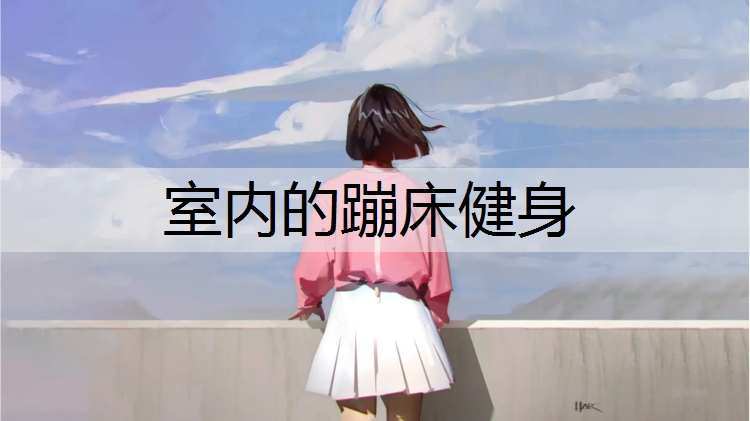 室内的蹦床健身