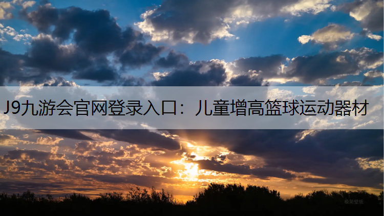 J9九游会官网登录入口：儿童增高篮球运动器材